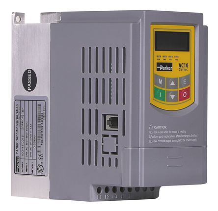 Parker - 10G-11-0045-BF - Parker AC10 ϵ IP20 0.75 kW Ƶ 10G-11-0045-BF, 0.5  650Hz, 11.4 A, 220 V		