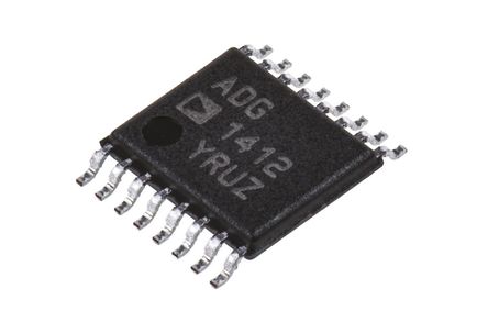 Analog Devices - ADG1412YRUZ - Analog Devices ADG1412YRUZ ģⵥ, ĵ, 12 VԴ, 16 TSSOPװ		