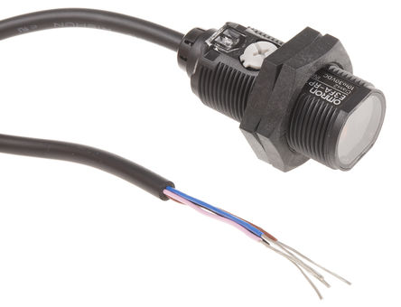 Omron - E3FARP112M - Omron 0.1  4 m ɫ LED Դ Բ״  紫 E3FARP112M, PNP, Ԥߵ, IP67, IP69K		