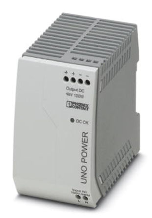 Phoenix Contact - 2902996 - Phoenix Contact UNO ϵ 100W ģʽ DIN Դ 2902996, >90%Ч, 264V ac, 2.1A, 48V dc 48V dc/		