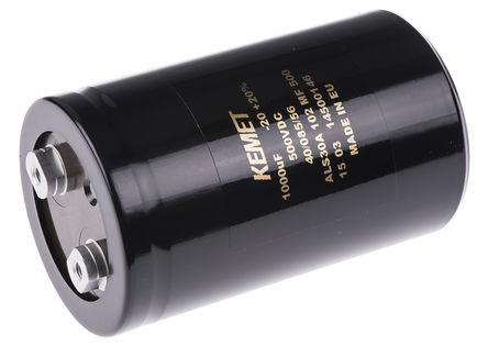 KEMET - ALS30A102MF500 - KEMET ALS30 ϵ 500 V ֱ 1000F ̰װ  ALS30A102MF500, 20%ݲ, 175m(ֵ), +85C,  - ݶ߶ӣװ		