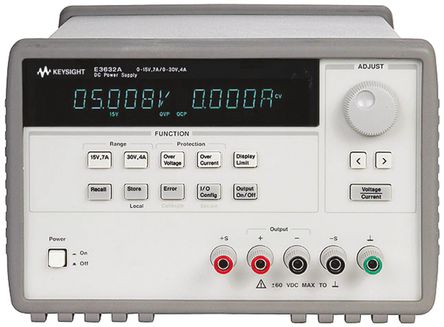 Keysight Technologies - E3632A + AT90DH - Keysight Technologies ̨ʽԴ, 1 , 0  15 V dc/0  30 V dc, 4 A, 7 A, 120W		