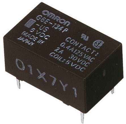 Omron - G6E134PSTUS24DC - Omron G6E134PSTUS24DC ˫ PCB װ Ǳ̵, 24V dc		