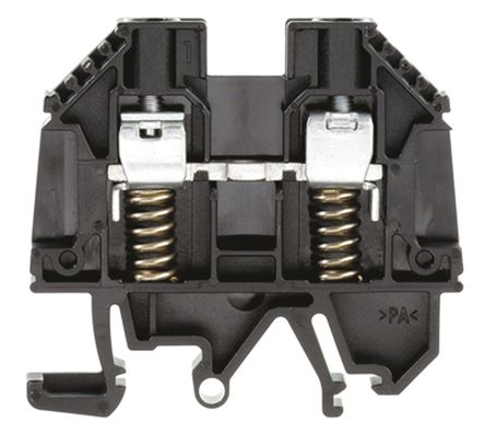 Weidmuller - WDU 6 SL/EN SW -9537430000 - Weidmuller W ϵ ɫ ͨӿ 9537430000, 57A, 500 V		