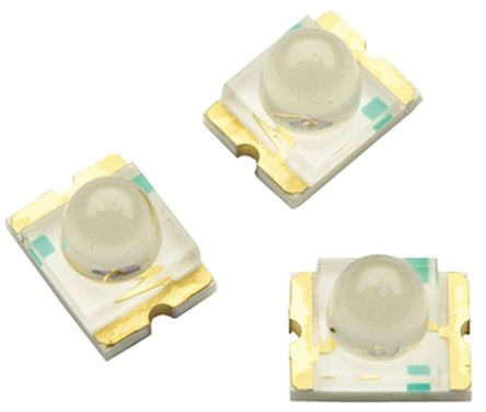 Broadcom - ASMT-BA20-AS000 - Broadcom ASMT ϵ ɫ (590 nm ) LED ASMT-BA20-AS000, 2 V, 750 mcd, 15 ӽ 3224 (1209) װ		