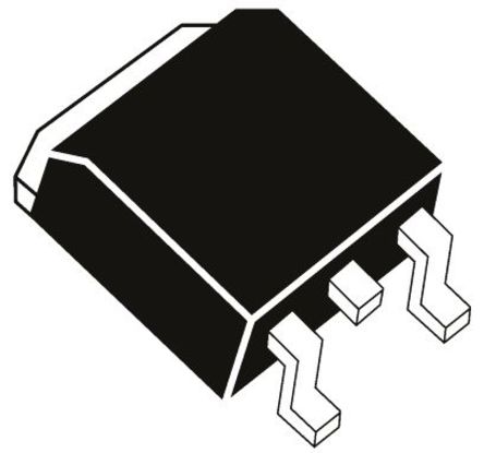 Vishay - SQM40N10-30-GE3 - Vishay SQ Rugged ϵ N MOSFET  SQM40N10-30-GE3, 40 A, Vds=100 V, 3 TO-263װ		