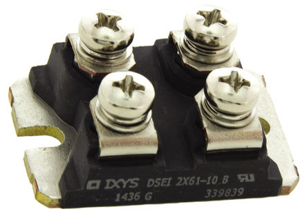 IXYS - DSEI2X61-10B - IXYS DSEI2X61-10B  , Io=60A, Vrev=1000V, 50ns, 4 SOT-227Bװ		