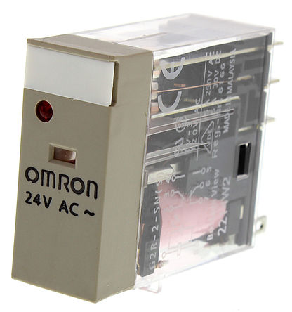 Omron - G2R-2-SN 24AC(S) - Omron G2R-2-SN 24AC(S) ˫˫ PCB װ Ǳ̵, 5 A, 24V ac		