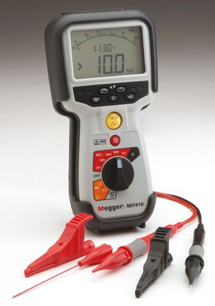 Megger - MIT410 - Megger MIT410 Ե, 100G, 1000V, 20 mA, 200 mA, CAT IV 600 V		