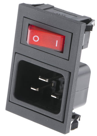 Bulgin - BZV49/Z0000/71 - Bulgin Ƕʽ C20 IEC ͷ BZV49/Z0000/71, Ӷ˽, 16A, 250 V 		