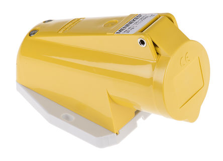 Mennekes - 1177 - Mennekes ɫ 3P ҵԴ ֱ ڹʽ  1177, 16A, 110 V, IP44		