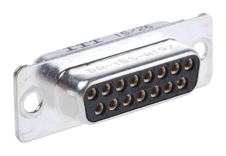 ITT Cannon - DA-15S-A197 - ITT Cannon D* ϵ DB15 15 · 尲װ  D-sub   121073-2056 D, 7.5A		