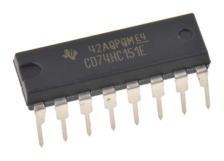 Texas Instruments - CD74HC151E - Texas Instruments CD74HC151E ·ؼɵ·,  8:1 ·, 2  6 VԴ, 16 PDIPװ		