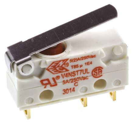 Saia-Burgess - V4NST7Y1UL - Saia-Burgess V4NST7Y1UL ˫ - / ̸ ΢, 5 A @ 250 V 		