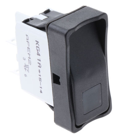 Apem - KG412A2XEA26X3 - Apem KG412A2XEA26X3 DPST ɫ  ̰忪,  - , 15 A @ 250 V , IP65		