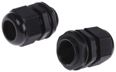 HellermannTyton - NGM25-BLK - HellermannTyton IP68 ɫ  ĸĵ¹̶ͷ NGM25-BLK, 13mm  18mmֱ, M25		