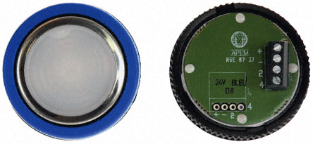 Apem - LPI3424R1K147XX - Apem ɫ ťʽ  LPI3424R1K147XX,  - , 50 mA @ 24 V ֱ		