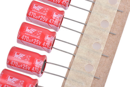 Wurth Elektronik - 860080475016 - Wurth Elektronik WCAP-ATLI ϵ 25 V ֱ 470F  860080475016, 20%ݲ, +105C		