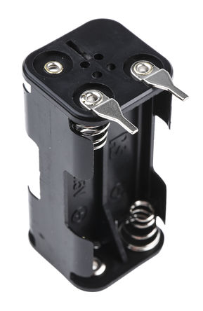 RS Pro - BATTERY HOLDER 4XAAA (PCB) - RS Pro 4 (AAA) , PCBװ, Ȧ		