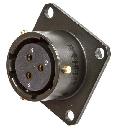 Amphenol - 62GB-12E12-03SN - Amphenol 62GB ϵ 3· ʽװ    62GB-12E12-03SN, ĸо, ǳߴ12, MIL-DTL-26482		