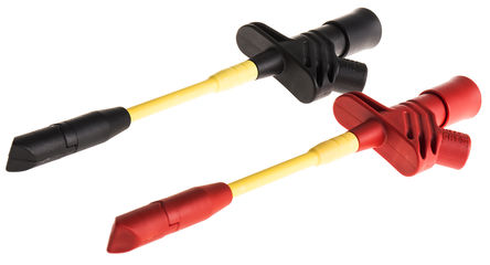 Hirschmann Test & Measurement - 972307100+972307101 - Hirschmann Test & Measurement 972307100+972307101 10A ɫ/ɫ ǯ, 1kV ѹ - 10mm , 4mm̽ͷͲߴ		