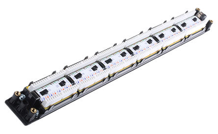 HellermannTyton - 853-25038 - HellermannTyton Global ϵ ɫ Cat5e 24 ˿ RJ45 RJ Ӳ 1/2408IDC G5E, UTP, 1Uܸ߶		