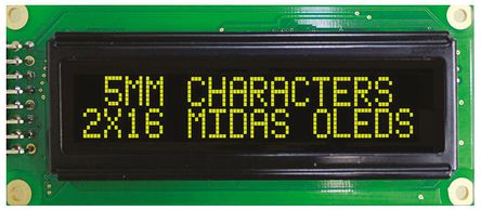 Midas - MCOB21605B1V-EYP - Midas ɫ Դ OLED ʾ MCOB21605B1V-EYP, COB, нӿ		