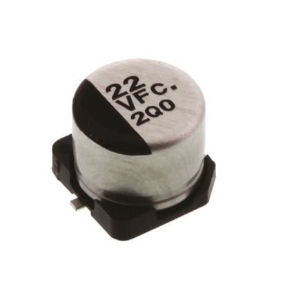 Panasonic - EEEFC1V220P - Panasonic FC SMD ϵ 35 V ֱ 22F SMD  EEEFC1V220P, 20%ݲ, +105C, Dװ		