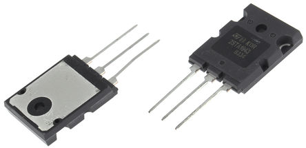 STMicroelectronics - 2STA1943 - STMicroelectronics 2STA1943 , PNP ˫, 15 A, Vce=230 V, HFE:35, 30 MHz, 3 TO-264װ		