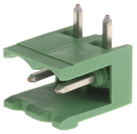 TE Connectivity - 282815-2 - TE Connectivity Buchanan ϵ 2· 5.08mmھ (1) ֱ PCB ߶ӿ 282815-2, Ӷ˽, 15A, ͨ		