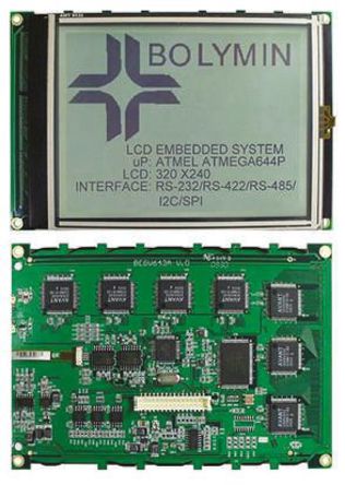 Bolymin - BEGV643A3 - Bolymin ͼ LCD ɫʾ BEGV643A3, LED, 320 x 240pixels, SPI ӿ		