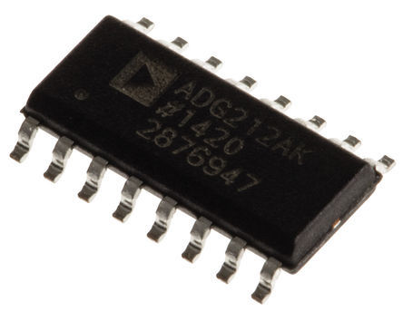 Analog Devices - ADG711BRZ-REEL7 - Analog Devices ADG711BRZ-REEL7 ģⵥ, ĵ ģ⣬Ƶ, 1.8  5.5 VԴ, 16 SOICװ		