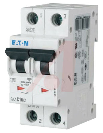 Eaton - FAZ-D2/2 - Eaton xEffect FAZ ϵ 2 2 A MCB ΢Ͷ· FAZ-D2/2, 10 kA Ͽ, D բ		