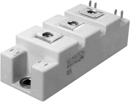 Semikron - SKM100GB176D - Semikron SKM100GB176D Nͨ IGBT ģ, ˫, 125 A, Vce=1700 V, 7 SEMITRANS2װ		