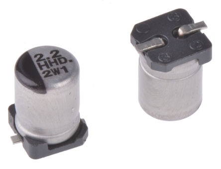Panasonic - EEEHD1H2R2R - Panasonic HD SMD ϵ 50 V ֱ 2.2F SMD  EEEHD1H2R2R, 20%ݲ, 12(ֵ), +105C, Bװ		