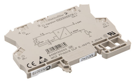 Weidmuller - MCZ PT100/3 CLP 0...100C -8425720000 - Weidmuller ¶ȡ źŵ 8425720000, ¶, 30 V Դѹ		