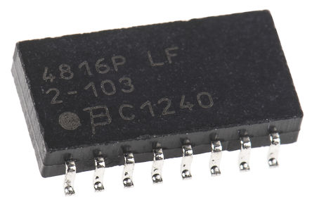 Bourns - 4816P-T02-103LF - Bourns 4800P ϵ 1.28W 10k 15 Ƭ 4816P-T02-103LF, 16, 2%ݲ, ߵ·ʶ, SOM װ		