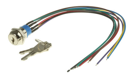 Apem - JD9J126W - Apem 3λ Կ׿ JD9J126W, DP - , 4 A @ 28 V ֱ, ƽԿ, Wire LeadӶ, -30  +85C		