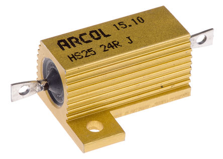 Arcol - HS25 24R J - Arcol HS25 ϵ HS25 24R J 25W 24 5%  尲װ̶ֵ, Ӷ, Ƿװ		