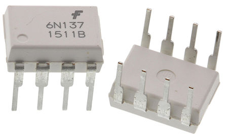 Fairchild Semiconductor - 6N137M - Fairchild  6N137M, ֱ, ߼, 8 MDIP װ		