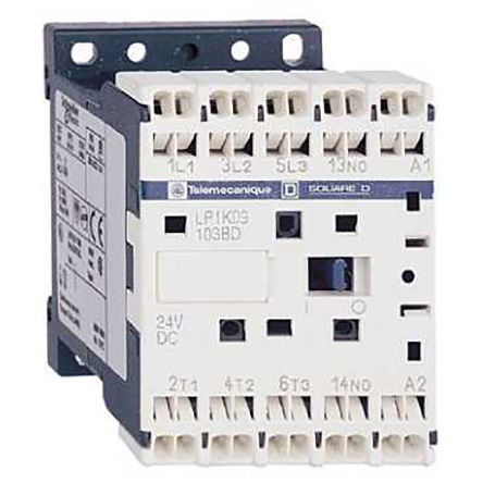 Schneider Electric - LP1K09013BD - Schneider Electric TeSys LP1 ϵ Ӵ LP1K09013BD, 3 , 9 A, 24 V ֱȦ		