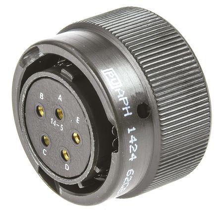 Amphenol - 62GB-56TG14-05SN - Amphenol 62GB ϵ 5· °װ   ͷ 62GB-56TG14-05SN, ĸо, ǳߴ14, MIL-DTL-26482		