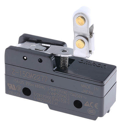Omron - Z15GW2277 - Omron ȹ֬ IP00 ٶ λ Z15GW2277, תӸܸ, SPDT, /, 500V		