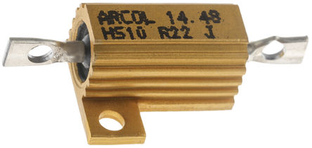 Arcol - HS10 R22 J - Arcol HS10 ϵ HS10 R22 J 10W 220m 5%  尲װ̶ֵ, Ӷ, Ƿװ		