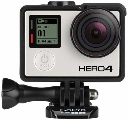 GoPro - CHDHX-401-EU - GoPro GoPro HERO4 黑色版 黑色 数码相机, HERO4系列		