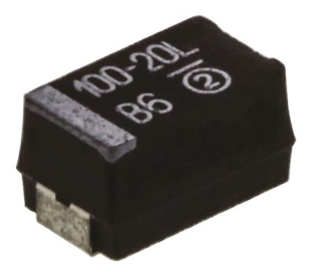 Vishay - 293D107X9020E2TE3 - Vishay 293D ϵ 100F 10% SMD  293D107X9020E2TE3, 20 V ֱ, 7343-43 װ, 500m ESR, +125C		