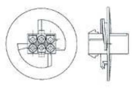 TE Connectivity - 794714-1 - TE Connectivity Universal MATE-N-LOK ϵ 6.35mm ھ 2  6 · ĸ ѹ 794714-1		