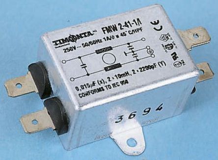 Schurter - 5500.2039 - Schurter FMW2 ϵ 1A 250 V , 60Hz 尲װ RFI ˲ 5500.2039, ƬӶ		