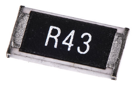 Panasonic - ERJ1TRQFR43U - Panasonic ERJ1T ϵ 1W 430m Ĥ ͵SMD  ERJ1TRQFR43U, 1%, 200ppm/C, 2512 װ		
