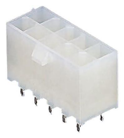 Molex - 46015-0602 - Molex Mini-Fit Plus ϵ 6· 4.2mmھ (2) ֱ PCB  46015-0602, Ӷ˽, 12A, ͨ		